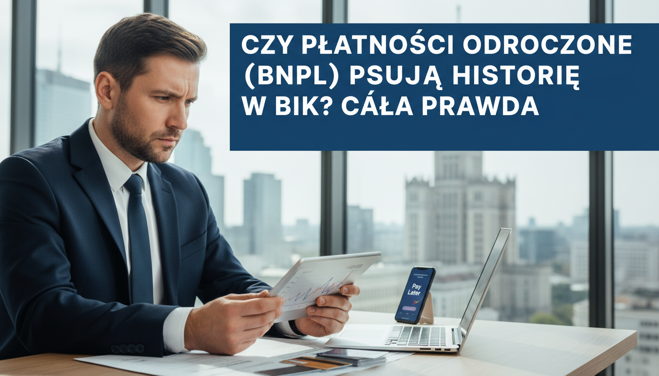 Czy płatności odroczone (BNPL) psują historię w BIK? Cała prawda.