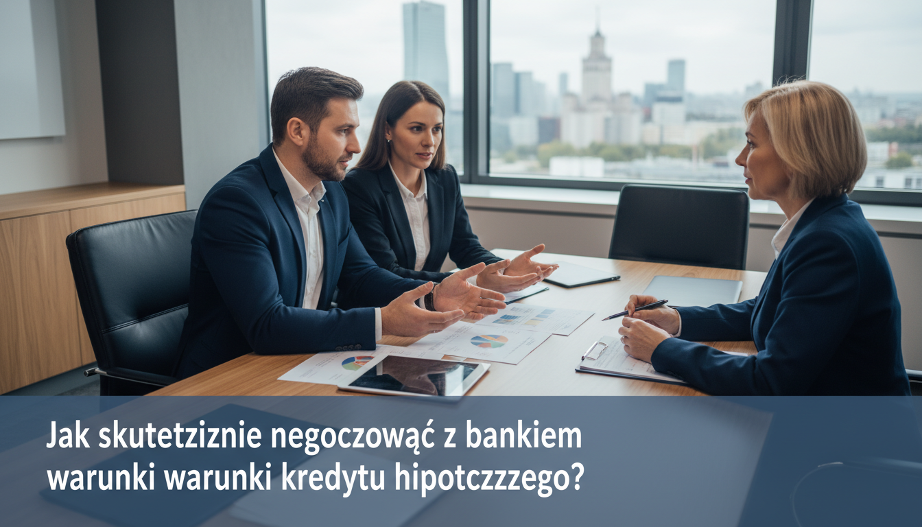 Jak skutecznie negocjować z bankiem warunki kredytu hipotecznego?