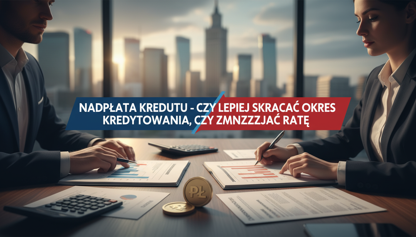 Nadpłata kredytu - czy lepiej skracać okres kredytowania, czy zmniejszać ratę?