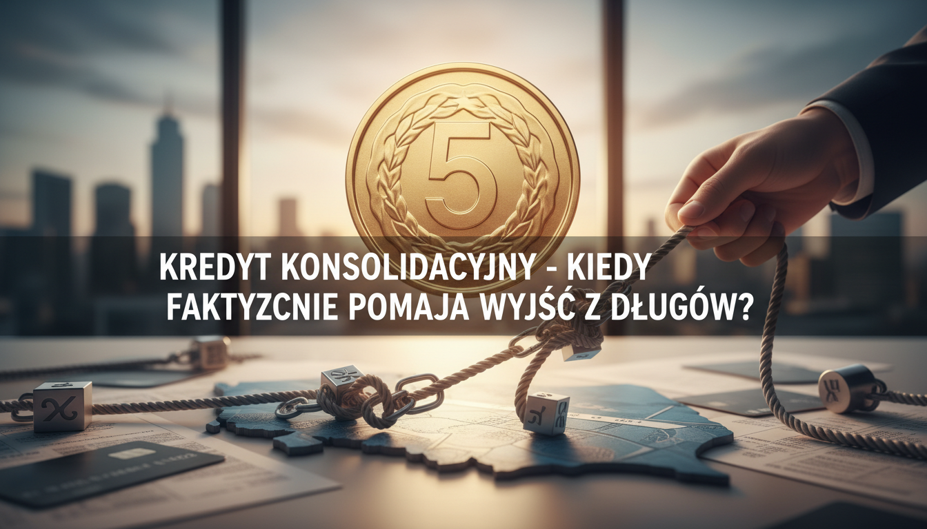 Kredyt konsolidacyjny - kiedy faktycznie pomaga wyjść z długów?
