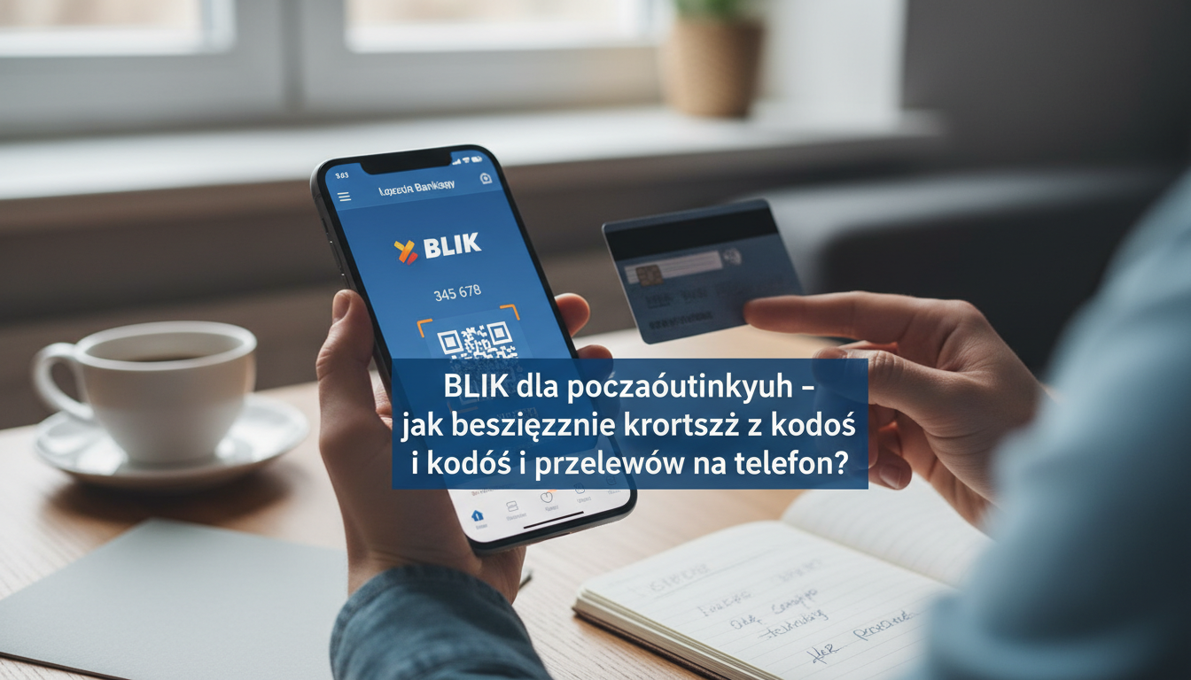 BLIK dla początkujących - jak bezpiecznie korzystać z kodów i przelewów na telefon?