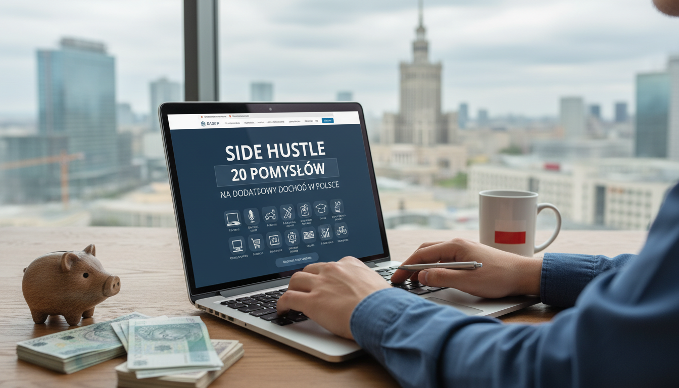 Side hustle - 20 pomysłów na dodatkowy dochód w Polsce