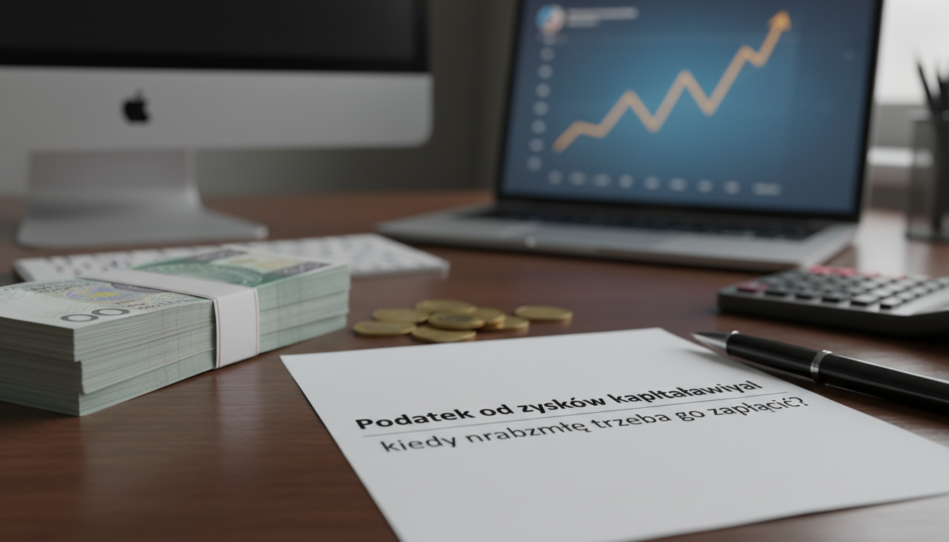 Podatek od zysków kapitałowych - kiedy naprawdę trzeba go zapłacić?