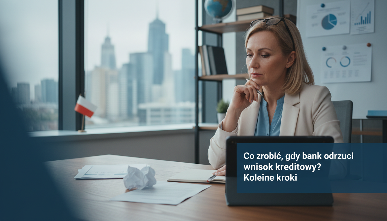 Co zrobić, gdy bank odrzuci wniosek kredytowy? Kolejne kroki