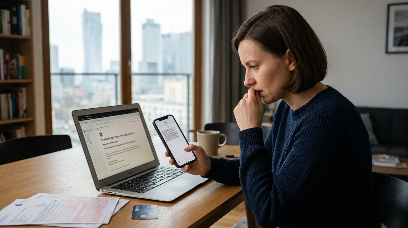 Phishing bankowy - jak rozpoznać fałszywe SMS-y i maile?