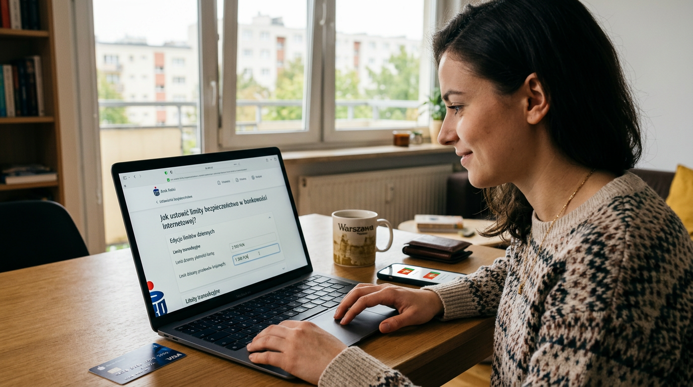 Jak ustawić limity bezpieczeństwa w bankowości internetowej?