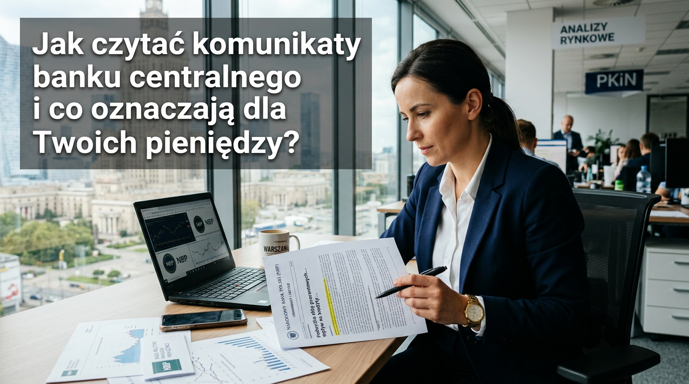 Jak czytać komunikaty banku centralnego i co oznaczają dla Twoich pieniędzy?