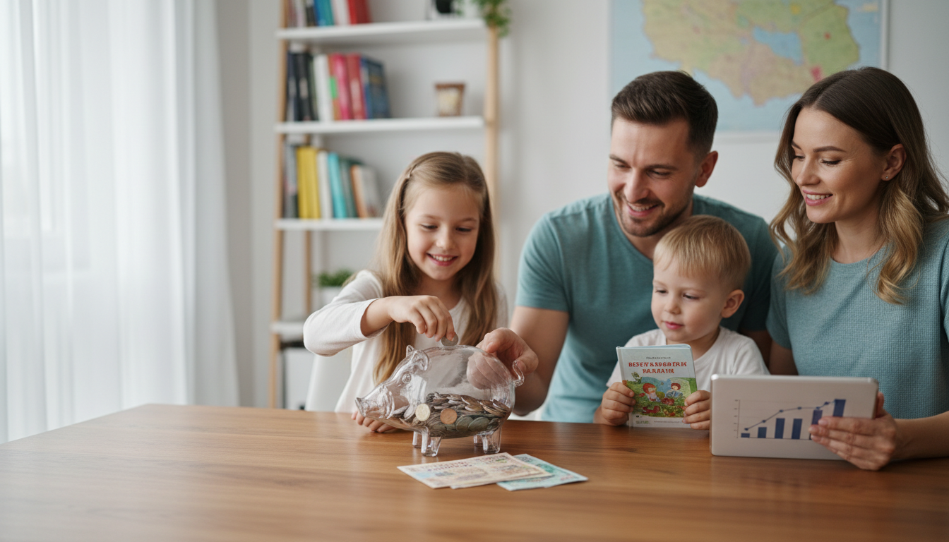 Jak uczyć dzieci oszczędzania pieniędzy? Edukacja finansowa od najmłodszych lat.