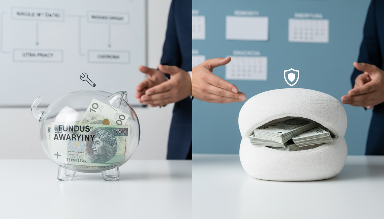 Fundusz awaryjny vs poduszka bezpieczeństwa - poznaj kluczowe różnice.